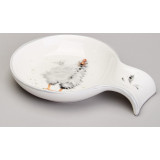 Подставка под ложку "FUNNY HENS" 15*11,5*2,5 см (кор=48шт.) LEFARD 358-2302