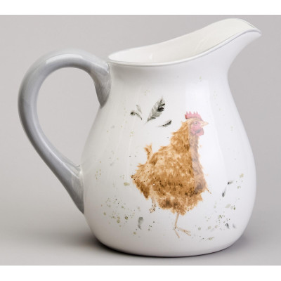 Кувшин "FUNNY HENS" 18*13*16,5 см 1100 мл (кор=16шт.) LEFARD 358-2303-2