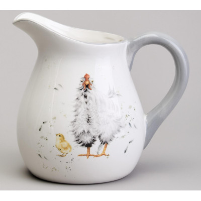 Кувшин "FUNNY HENS" 18*13*16,5 см 1100 мл (кор=16шт.) LEFARD 358-2303