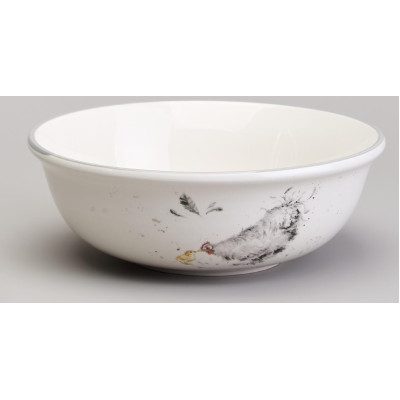 Салатник "FUNNY HENS" 21,5*7,5 см 1200 мл (кор=8шт.) LEFARD 358-2306-1