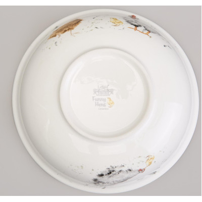 Салатник "FUNNY HENS" 21,5*7,5 см 1200 мл (кор=8шт.) LEFARD 358-2306-5