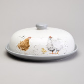 Блюдо для блинов "FUNNY HENS" 23,5*10 см (кор=12шт.) LEFARD 358-2308