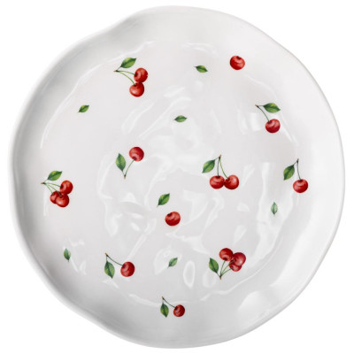 Набор тарелок закусочных "CHERRY" 2 шт. 21*21,5*2,5 см LEFARD 358-2344-1