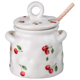 Банка для меда "CHERRY" 11,5*10,5*1,*5 см 450 мл LEFARD 358-2353