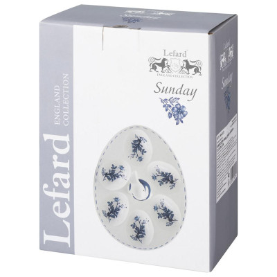 Блюдо для 6 яиц "SUNDAY" 20,5*16*8 см LEFARD 358-2372-2