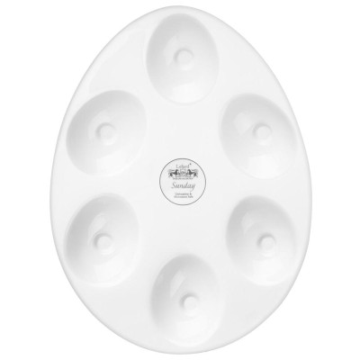 Блюдо для 6 яиц "SUNDAY" 25,5*20*2 см LEFARD 358-2383-3