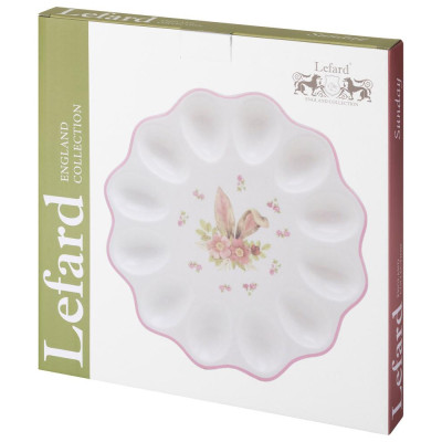 Блюдо для 12 яиц "SUNDAY" 27,5*27,5*2 см LEFARD 358-2384-2