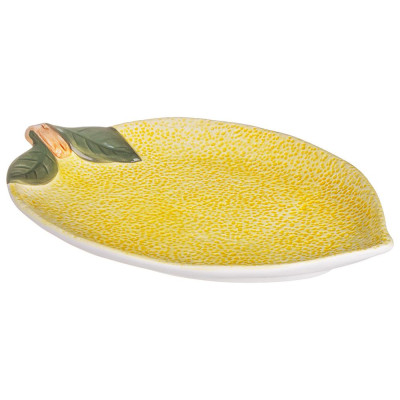 Тарелка "ЛЕМОН ТРИ" 28,5*20*3,5 см LEFARD 358-2387-1