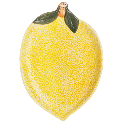 Тарелка "ЛЕМОН ТРИ" 28,5*20*3,5 см LEFARD 358-2387