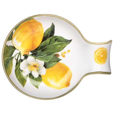 Подставка под ложку "ЛЕМОН ТРИ" 15*11,5*2,5 см LEFARD 358-2394