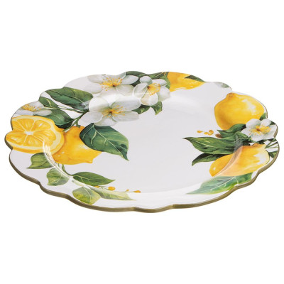 Тарелка обеденная "ЛЕМОН ТРИ" 27*2 см LEFARD 358-2396-1