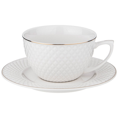 Чайный набор "ДИАМАНД ГОЛД" на 6 пер. 12пр. 220 мл (кор=8наб.) LEFARD 359-295-1