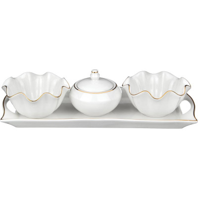 Набор сервировочный 4 предмета (кор=12наб.) LEFARD 359-319