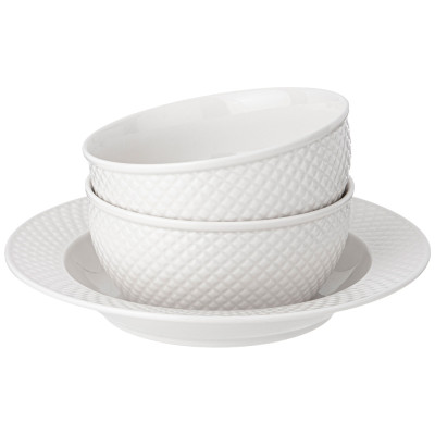 Сервиз столовый "ДИАМАНД" на 6 пер. 23 пр. (кор=2наб.) LEFARD 359-320-4