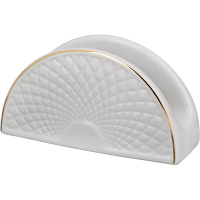 Салфетница "ДИАМАНД ГОЛД" 13*6*7 см (кор=36шт.) LEFARD 359-332