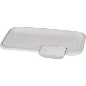 Блюдо для шашлыка "ДИАМАНД ГОЛД" 31*19,5*3 см (кор=12шт.) LEFARD 359-335