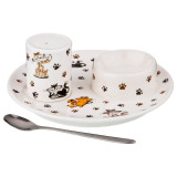 Набор для завтрака "ВЕСЕЛЫЕ ДРУЗЬЯ" 3 предмета (кор=36шт.) LEFARD 359-569