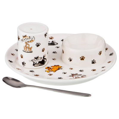 Набор для завтрака "ВЕСЕЛЫЕ ДРУЗЬЯ" 3 предмета (кор=36шт.) LEFARD 359-569