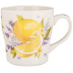 Набор кружек на металл.подставке " ПРОВАНС ЛИМОНЫ" 4 шт. 350 мл (кор=4наб.) LEFARD 359-828