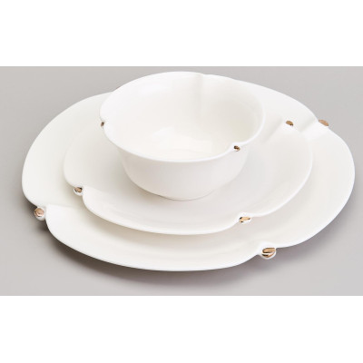 Набор для завтрака 3 пр. "SUNDAY" золотой LEFARD 359-911-1