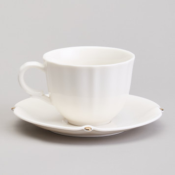 Чайный набор "SUNDAY" на 2 пер. 4 пр. 220 мл золотой LEFARD 359-913-4