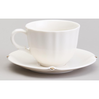 Чайный набор "SUNDAY" на 2 пер. 4 пр. 220 мл золотой LEFARD 359-913-1