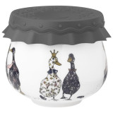 Банка "FAMILY FARM" с силиконовой крышкой 8*8*6,5 cm 180 мл LEFARD 359-914