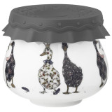 Банка "FAMILY FARM" с силиконовой крышкой 9*9*7,5 cm 300 мл LEFARD 359-915