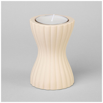 Подсвечник со свечой 8.5*8.5*12.5см (свеча ароматическая в комплекте) LEFARD 374-123