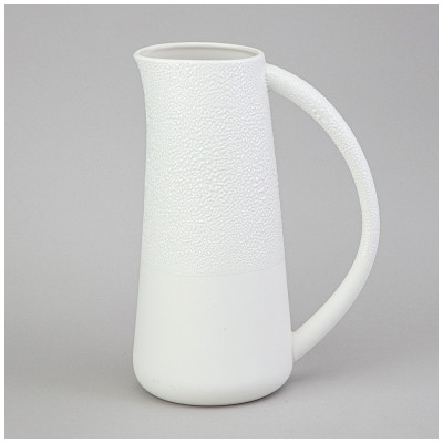 Ваза коллекция " ЖЕМЧУЖИНА" 18,2*11,5*25,3см цвет: белый LEFARD 374-129