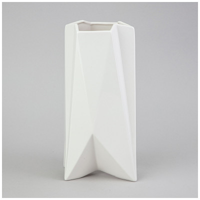 Ваза 10.5*8*24см цвет: белый LEFARD 374-137-2