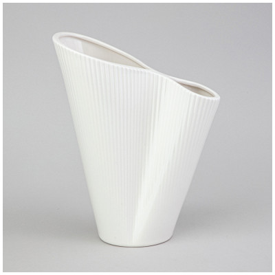 Ваза 17*9.3*21.5см цвет: белый LEFARD 374-141-2