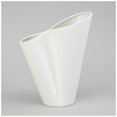 Ваза 17*9.3*21.5см цвет: белый LEFARD 374-141