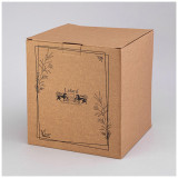 Ваза коллекция " ЖЕМЧУЖИНА" 20*20*21.6см цвет:белый LEFARD 374-143