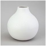 Ваза коллекция " ЖЕМЧУЖИНА" 20*20*21.6см цвет:белый LEFARD 374-143