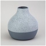 Ваза коллекция " ЖЕМЧУЖИНА" 20*20*21.6см цвет: темно-синий LEFARD 374-144