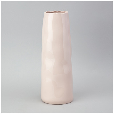Ваза 13,6*13,9*37,5см цвет: пудровый LEFARD 374-146-1