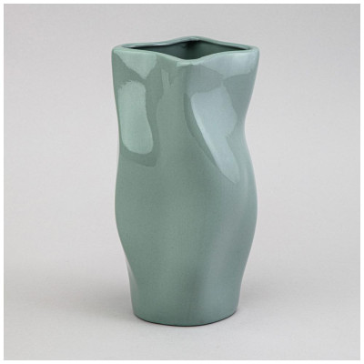 Ваза 11*11*21см цвет: мятный LEFARD 374-150-1