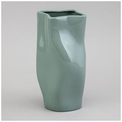 Ваза 11*11*21см цвет: мятный LEFARD 374-150-2