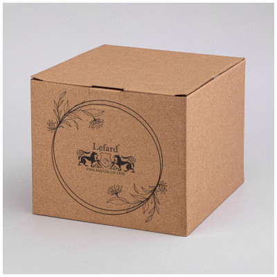 Ваза коллекция " ЖЕМЧУЖИНА" 18*18*16см цвет: пудровый LEFARD 374-155