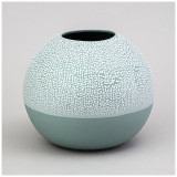 Ваза коллекция " ЖЕМЧУЖИНА" 18*18*16см цвет: мятный LEFARD 374-156