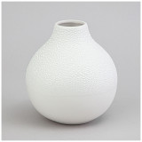 Ваза коллекция " ЖЕМЧУЖИНА" 12*12*13,2см цвет: белый LEFARD 374-157