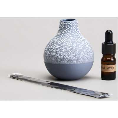 Диффузор ароматический коллекция " ЖЕМЧУЖИНА" 7.5*7.5*9,7см (масло и палочки в комплекте) LEFARD 374-159-1