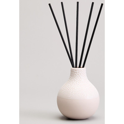 Диффузор ароматический коллекция " ЖЕМЧУЖИНА" 7.5*7.5*9,7см (масло и палочки в комплекте) LEFARD 374-160