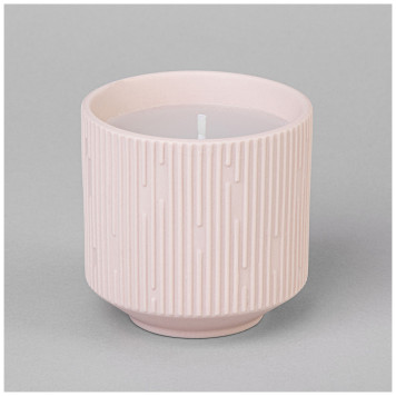 Свеча ароматическая 200мл 7*7*7см цвет: пудровый LEFARD 374-161