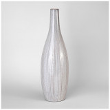 Ваза керамическая 15*15*46,5 см цвет: серый LEFARD 374-165