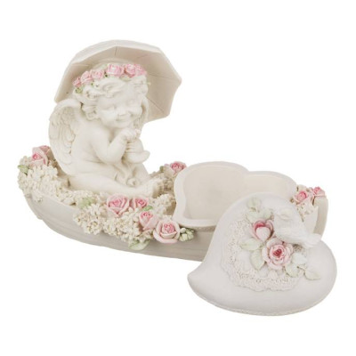 Шкатулка коллекция "AMORE" 17*8 см. высота=11 см. (кор=18шт.) LEFARD 390-899-1