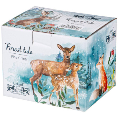 Тарелка закусочная "ЛЕСНАЯ СКАЗКА" сова 20,5 см (кор=24шт.) LEFARD 409-160-1