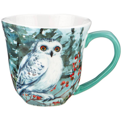 Кружка "ЛЕСНАЯ СКАЗКА" сова 450 мл (кор=36шт.) LEFARD 409-164