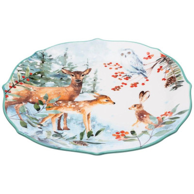 Тарелка обеденная "ЛЕСНАЯ СКАЗКА" 26,5 см (кор=16шт.) LEFARD 409-167-1